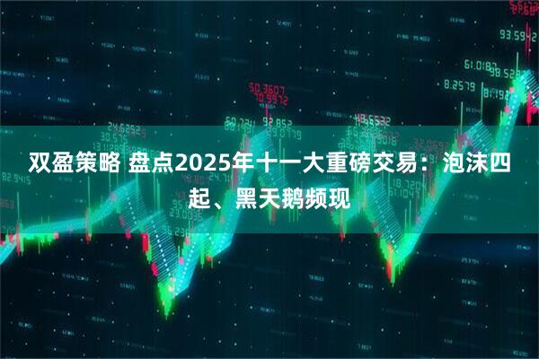 双盈策略 盘点2025年十一大重磅交易：泡沫四起、黑天鹅频现